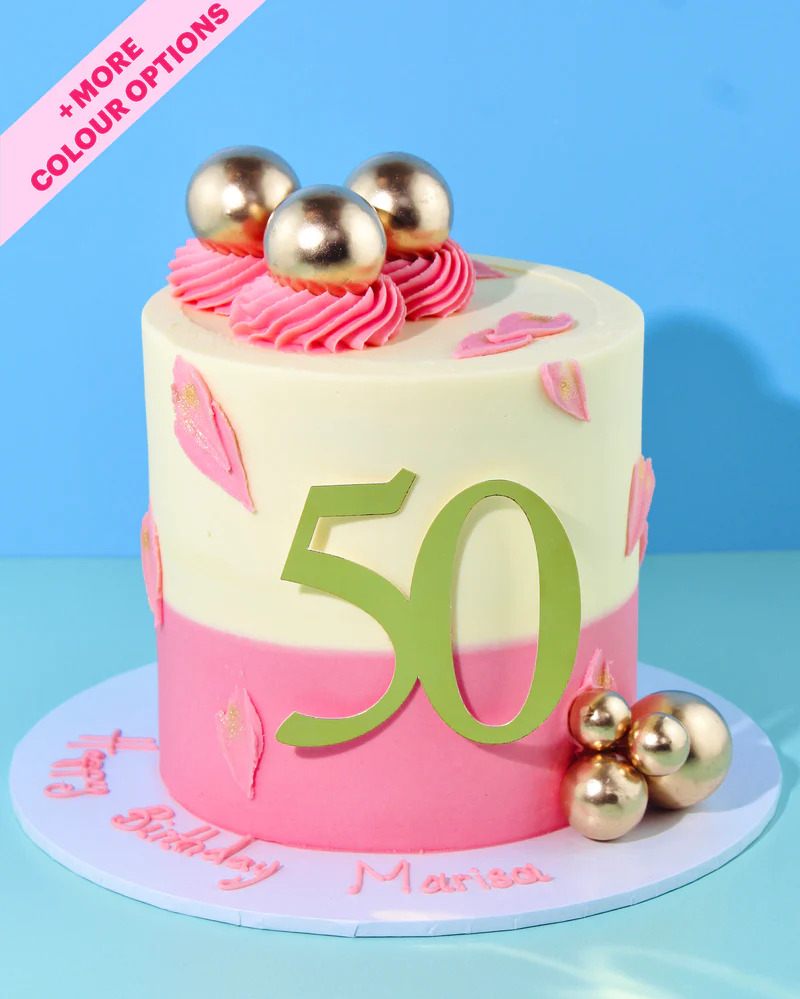 The Golden Ball Cake